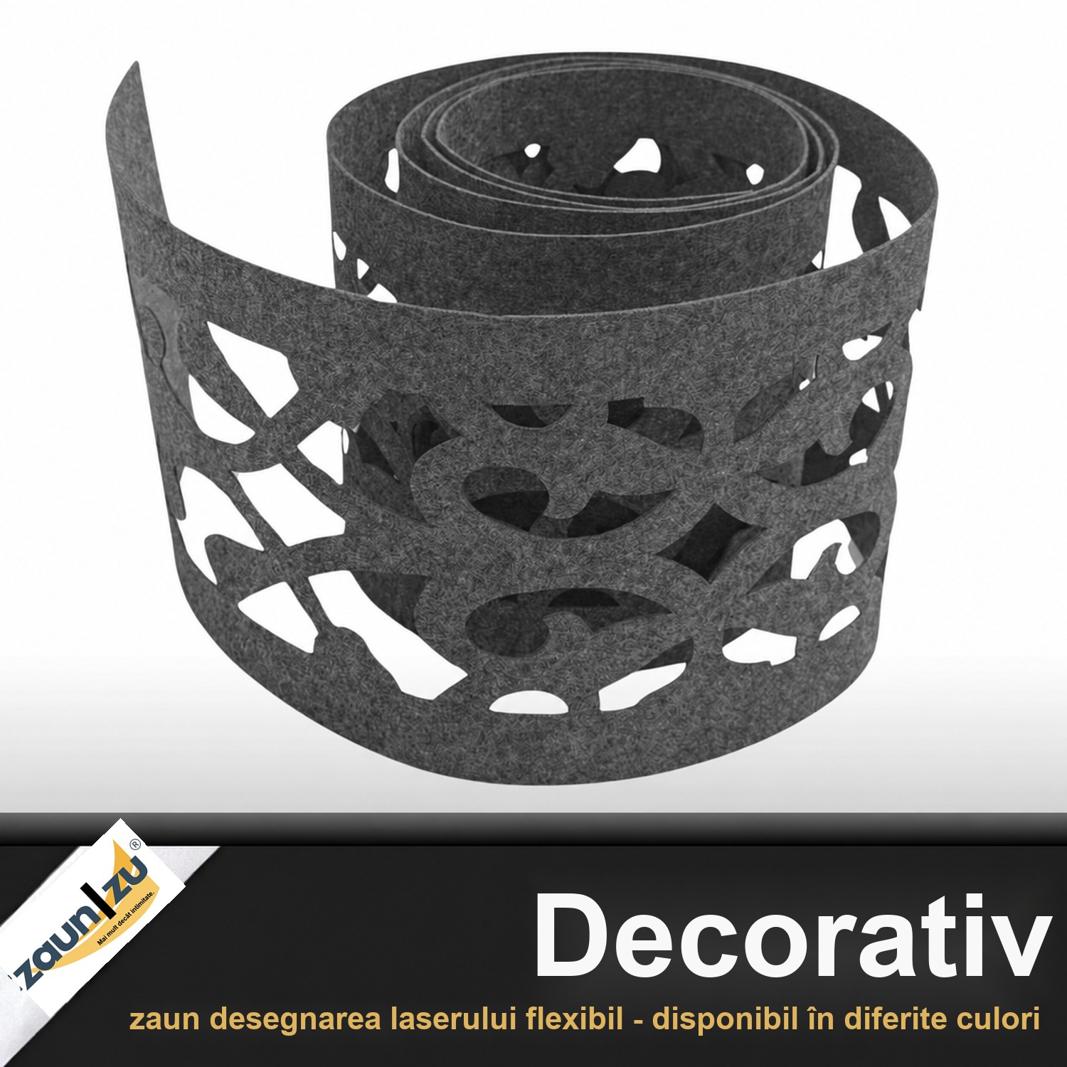 zaun|zu® Design Vlies Decor Orient: benzi de protecție vizuală cu modele laser pentru duble bar – Învățământul 4