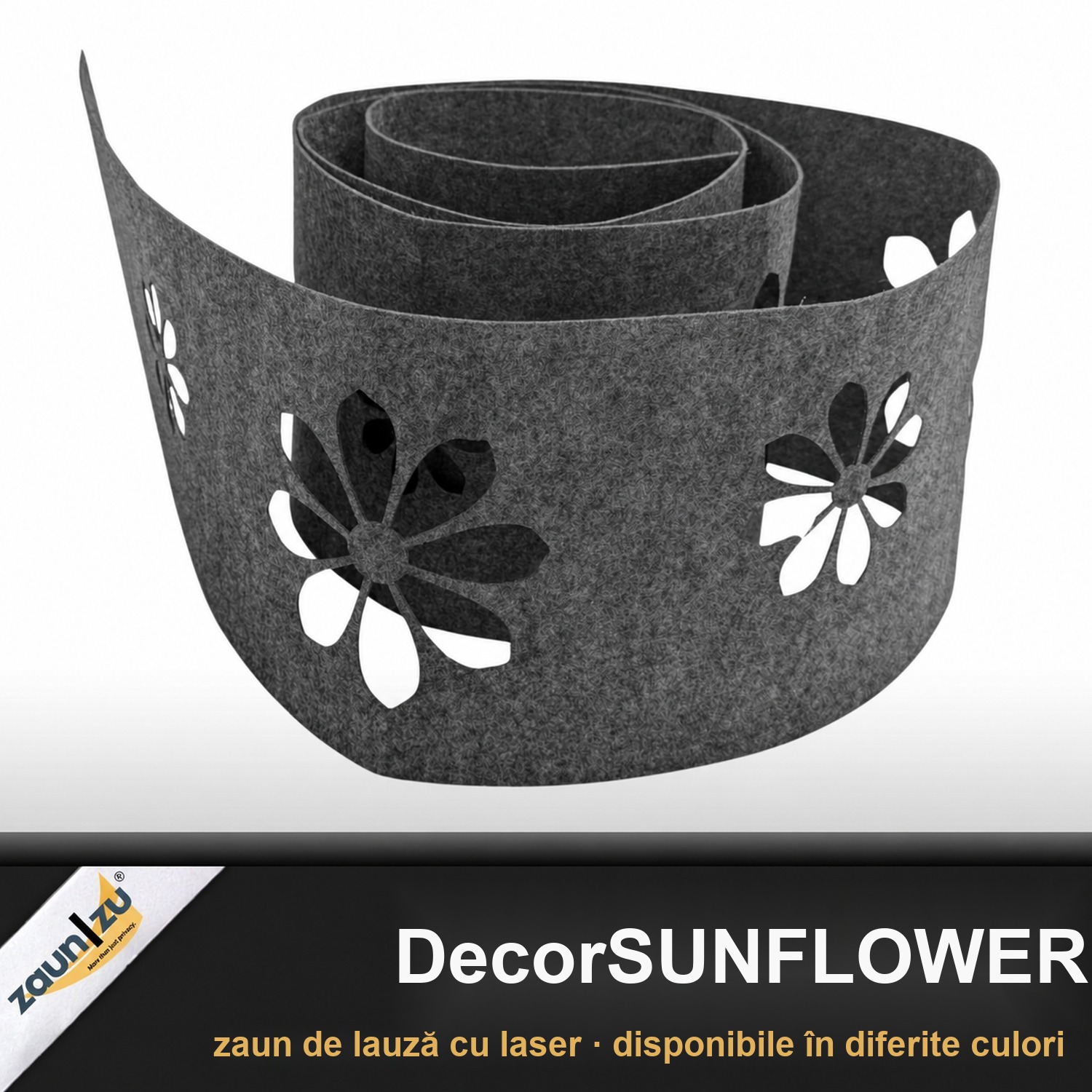 Decorarea de la zaun|zu® Design Vlies: benzi de protecție vizuală cu modele laser pentru o gard dublu – Învățământul 4