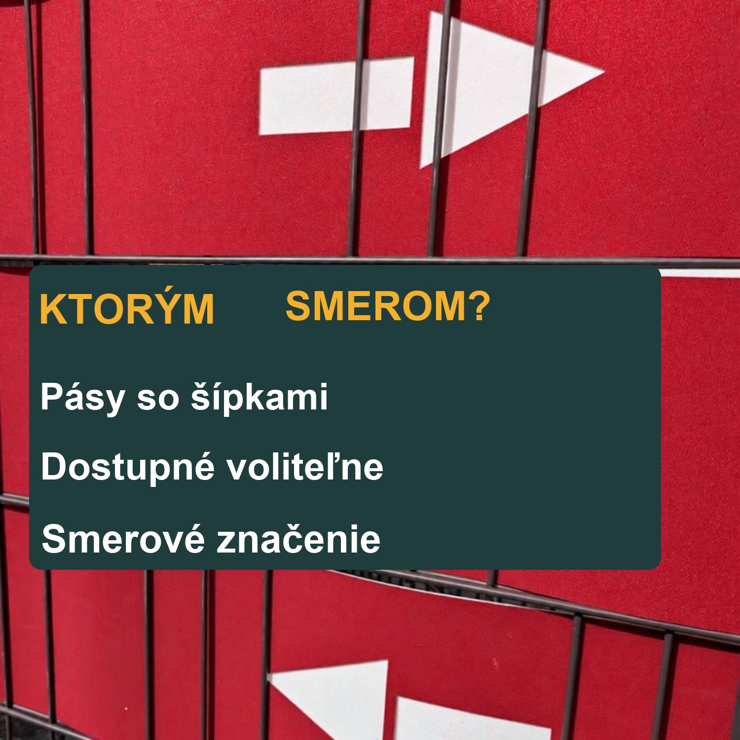 Tieniaci pás s laserovým nápisom pre staveniská – označenie plota – Pohľad 4