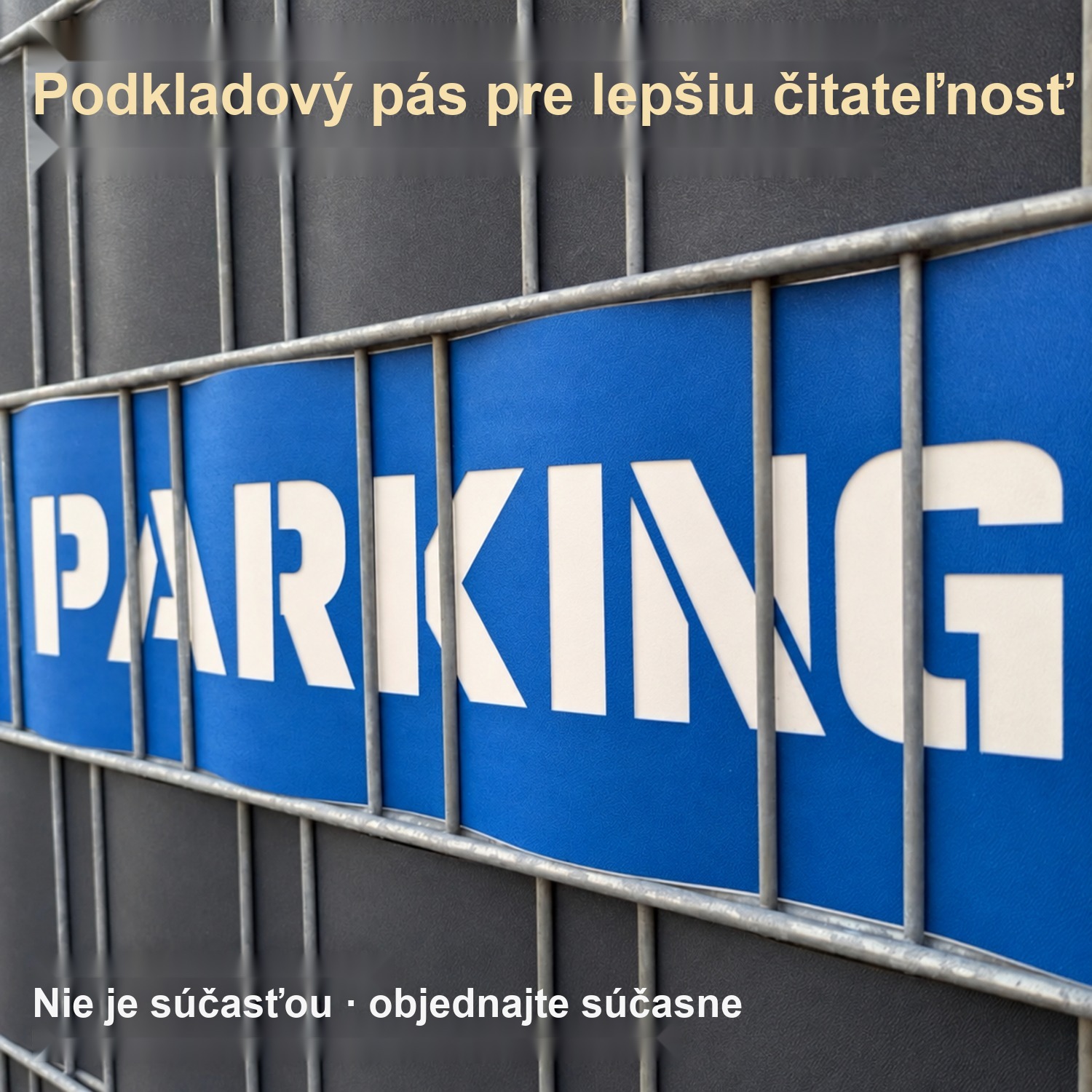 Tieniaci pás s laserovým nápisom – KEMPING – rôzne texty na výber – Pohľad 2