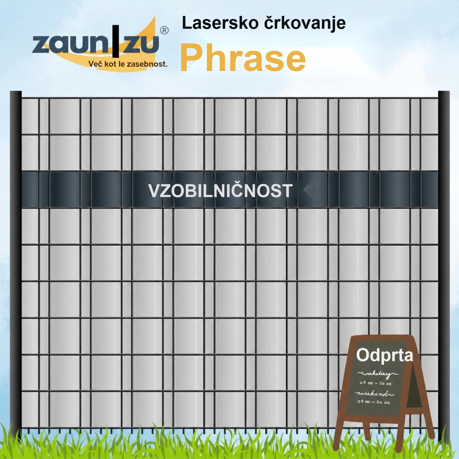 zaun|zu® Oznaka